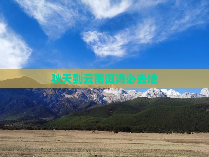 秋天到云南洱海必去地