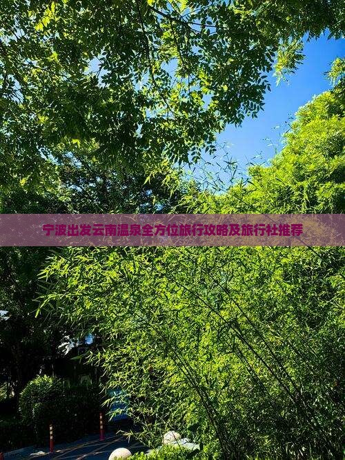 宁波出发云南温泉全方位旅行攻略及旅行社推荐