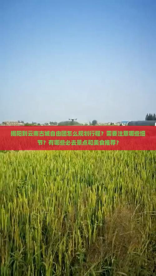 揭阳到云南古城自由团