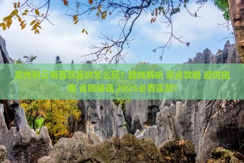 贺州到云南西双版纳哪里玩 贺州到云南西双版纳哪里玩