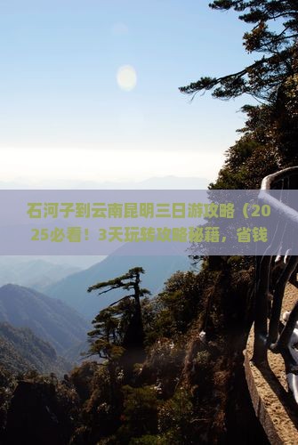 石河子到云南昆明三日游