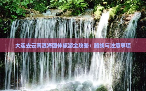 大连去云南洱海团体旅游全攻略：路线与注意事项