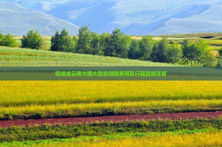 塔城去云南大理大型旅游团费用及行程路线详解