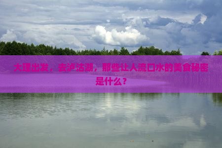 大理去云南泸沽湖旅游小吃