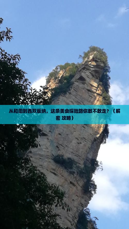 和田到云南西双版纳旅游小吃