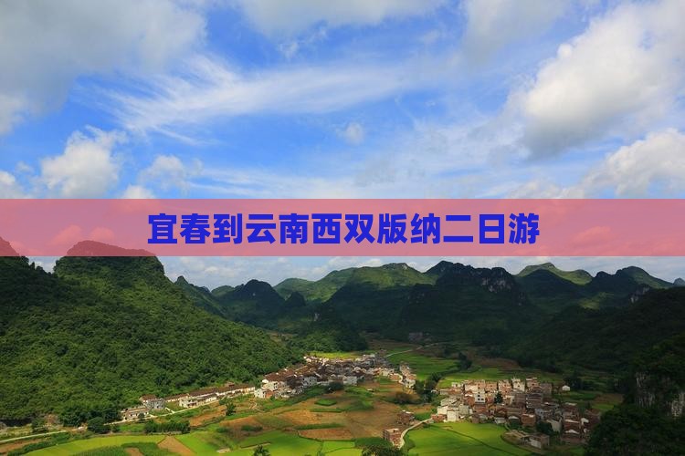 宜春到云南西双版纳二日游