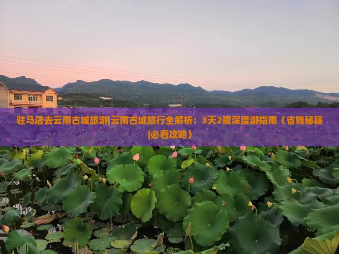 驻马店去云南古城旅游