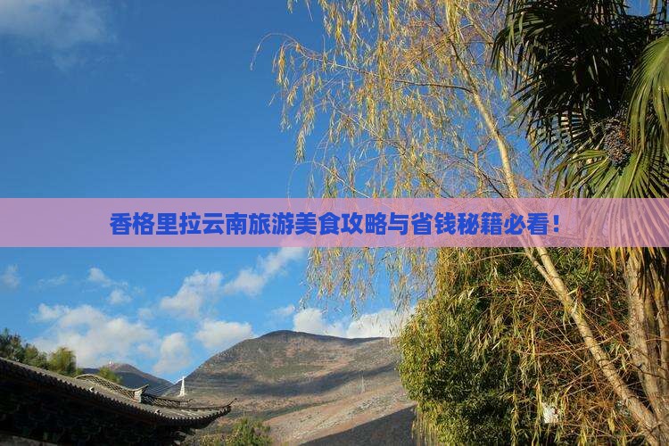 晋中去云南香格里拉旅游小吃