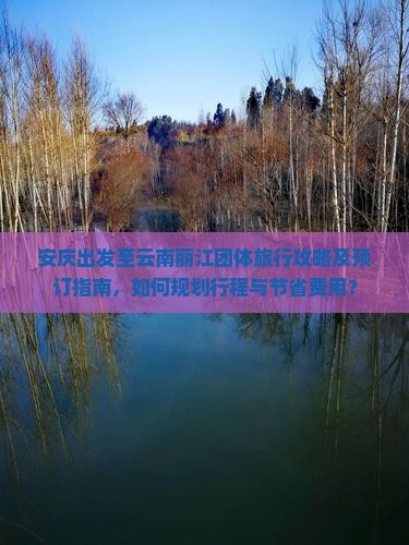 安庆出发至云南丽江团体旅行攻略及预订指南，如何规划行程与节省费用？