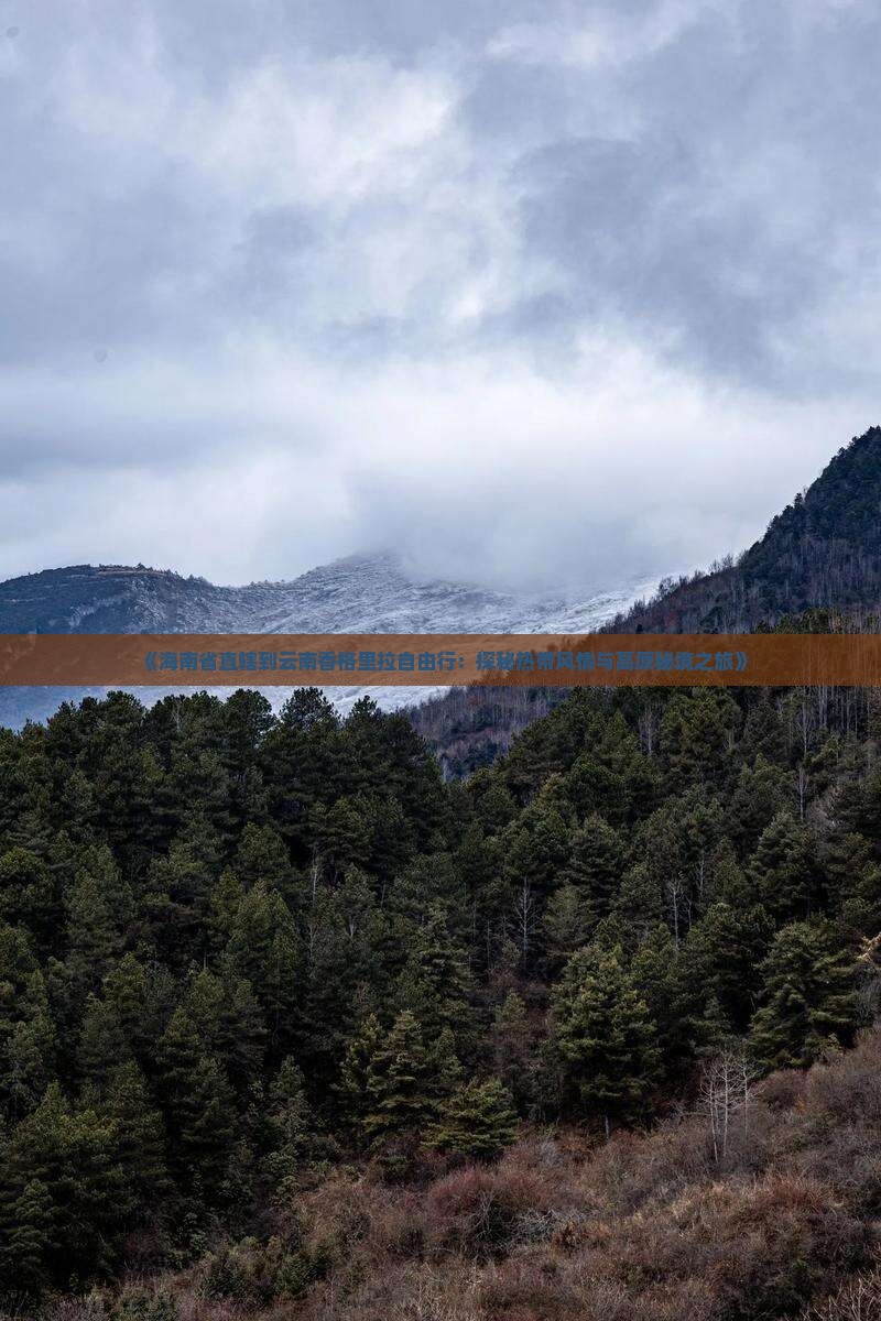 《海南省直辖到云南香格里拉自由行：探秘热带风情与高原秘境之旅》