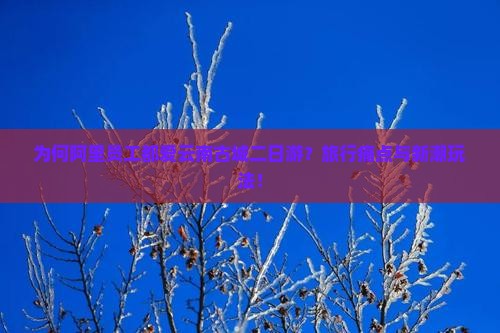 为何阿里员工都爱云南古城二日游？旅行痛点与新潮玩法！