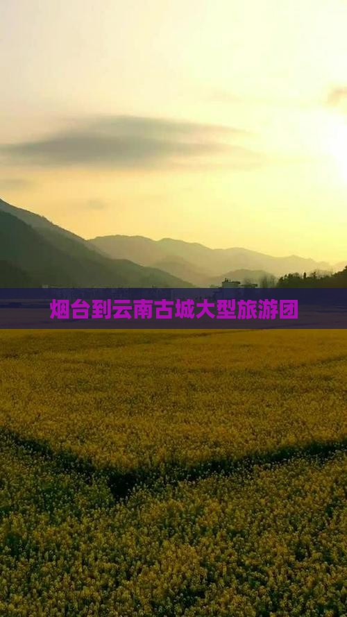 烟台到云南古城大型旅游团