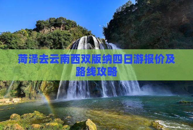 菏泽去云南西双版纳四日游报价及路线攻略