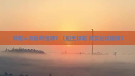资阳到云南昆明团体旅游