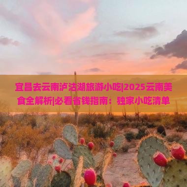 宜昌去云南泸沽湖旅游小吃