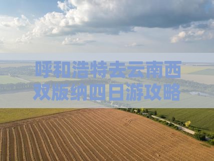 呼和浩特去云南西双版纳四日游