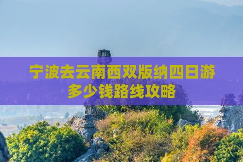 宁波去云南西双版纳四日游