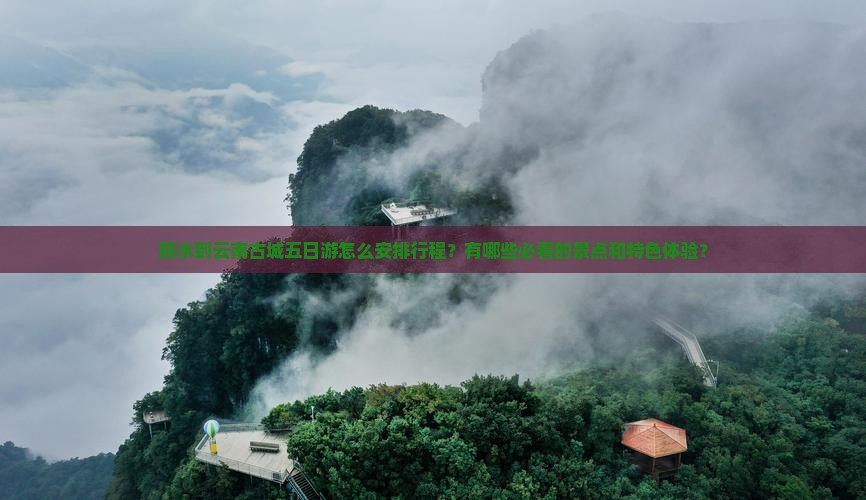 丽水到云南古城五日游怎么安排行程？有哪些必看的景点和特色体验？