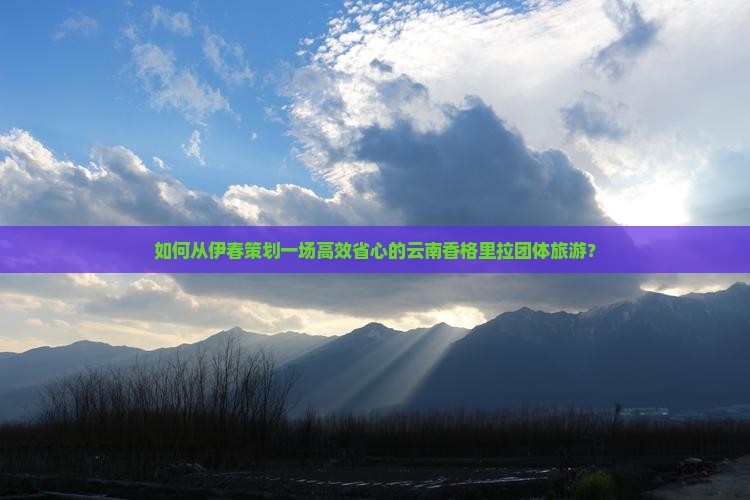 如何从伊春策划一场高效省心的云南香格里拉团体旅游？