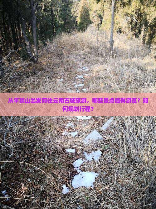 从平顶山出发前往云南古城旅游，哪些景点值得游览？如何规划行程？