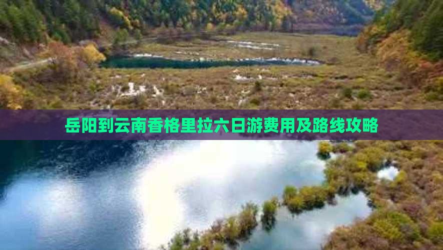 岳阳到云南香格里拉六日游费用及路线攻略