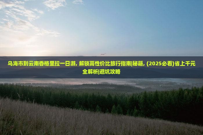 乌海市到云南香格里拉一日