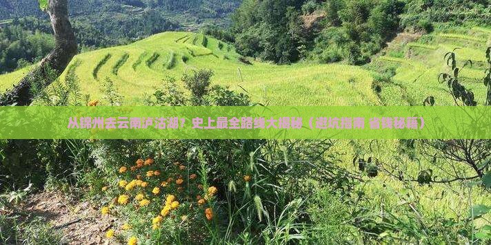 锦州到云南泸沽湖旅行社
