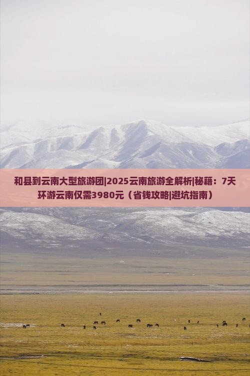 和县到云南大型旅游团