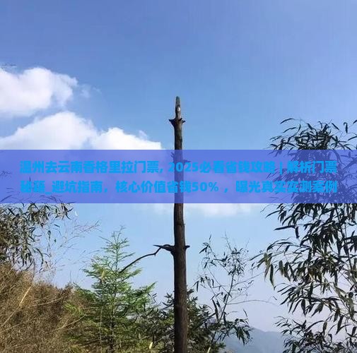 温州去云南香格里拉门票