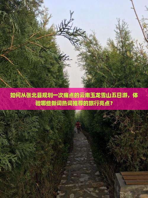 如何从张北县规划一次痛点的云南玉龙雪山五日游，体验哪些新词热词推荐的旅行亮点？