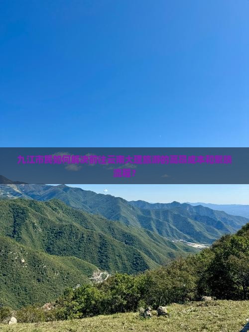 九江市民如何解决前往云南大理旅游的高昂成本和繁琐流程？