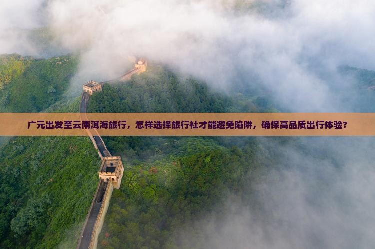 广元出发至云南洱海旅行，怎样选择旅行社才能避免陷阱，确保高品质出行体验？