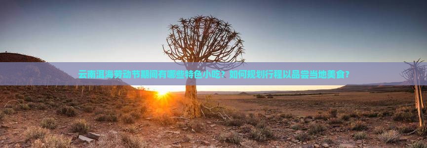 云南洱海劳动节期间有哪些特色小吃？如何规划行程以品尝当地美食？