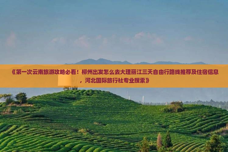 《第一次云南旅游攻略必看！柳州出发怎么去大理丽江三天自由行路线推荐及住宿信息，河北国际旅行社专业搜索》