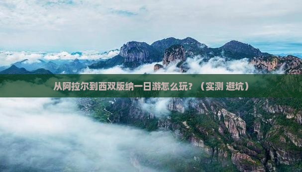 阿拉尔去云南西双版纳一日