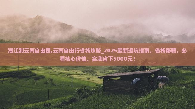 潜江到云南自由团