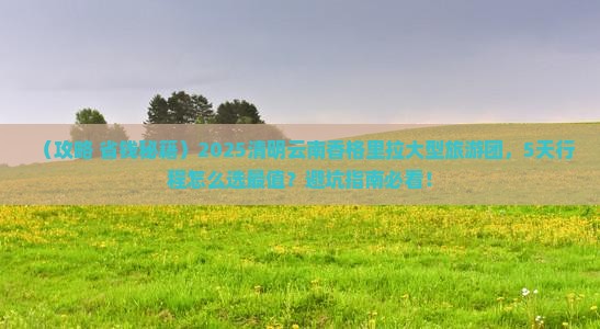 清明节到云南香格里拉大型旅游团