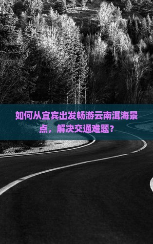 如何从宜宾出发畅游云南洱海景点，解决交通难题？