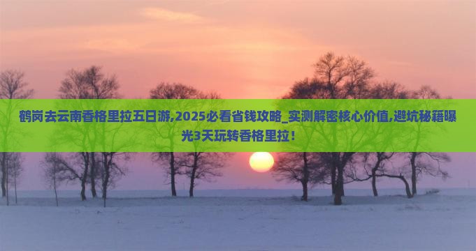 鹤岗去云南香格里拉五日游