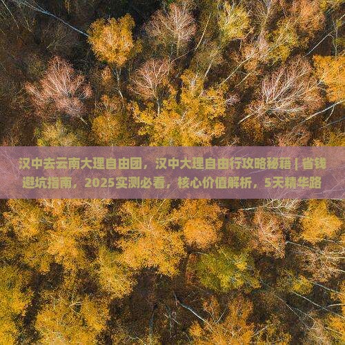 汉中去云南大理自由团