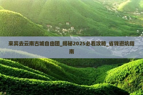 来宾去云南古城自由团