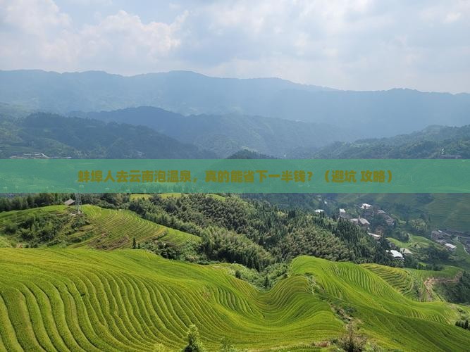 蚌埠去云南温泉自由团