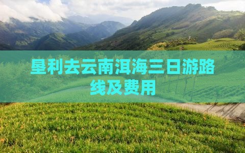 垦利去云南洱海三日游路线及费用