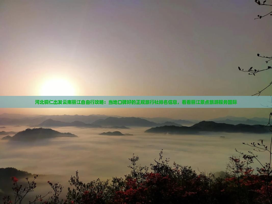 河北铜仁出发云南丽江自由行攻略：当地口碑好的正规旅行社排名信息，看看丽江景点旅游服务国际