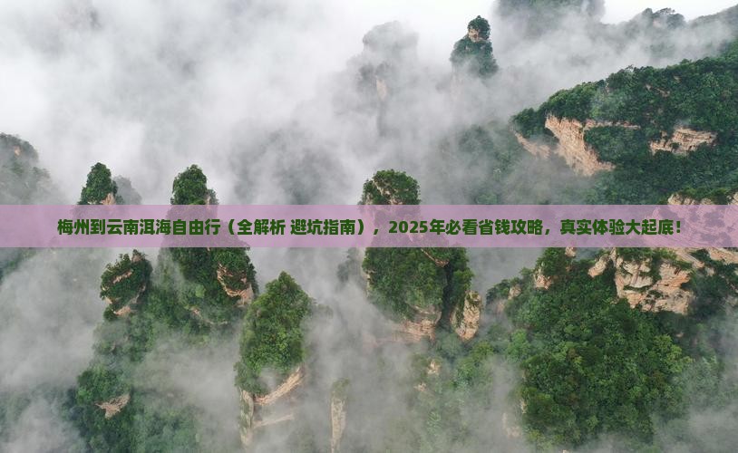 梅州到云南洱海自由行