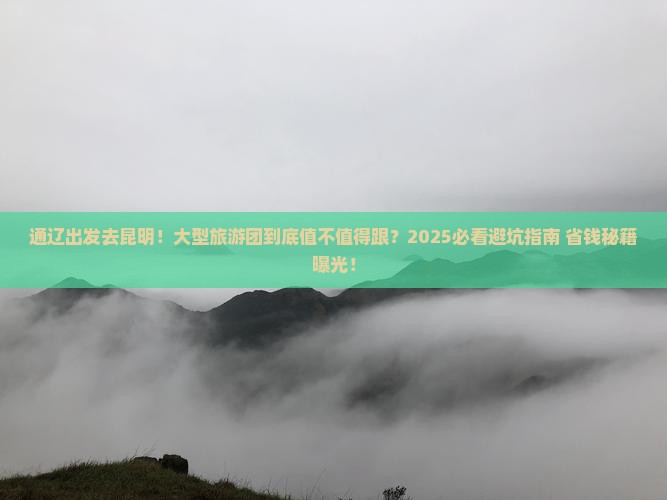通辽去云南昆明大型旅游团