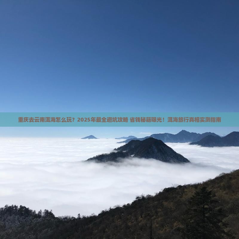 重庆去云南洱海旅行社