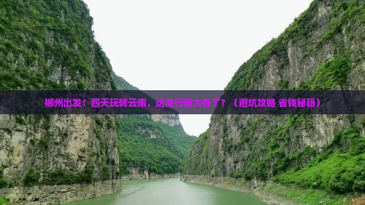 郴州到云南四日游