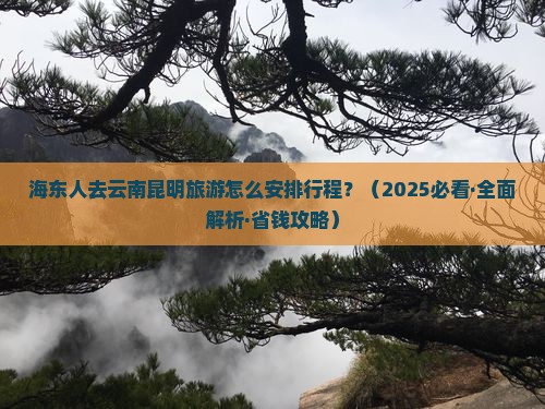 海东到云南昆明哪里玩