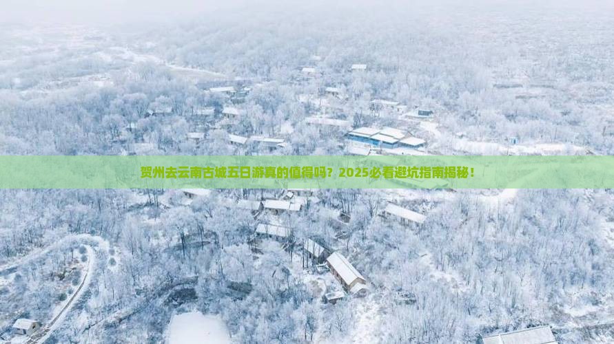 贺州去云南古城五日游